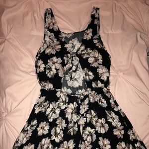 Floral Bow Tie Dress